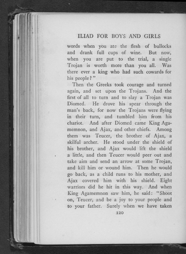 Scan 0128 of The Iliad for boys and girls