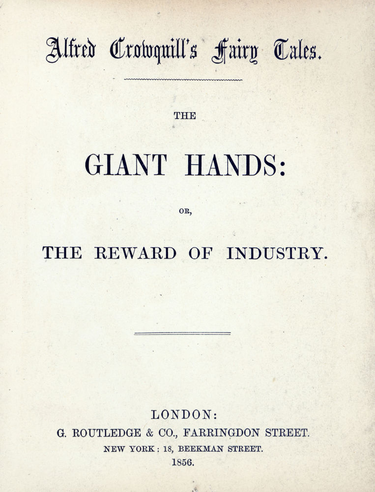 Scan 0003 of Giant hands, or, the reward of industry
