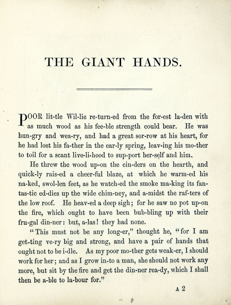 Scan 0005 of Giant hands, or, the reward of industry