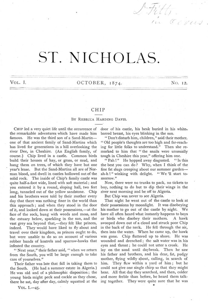 Scan 0003 of St. Nicholas. October 1874