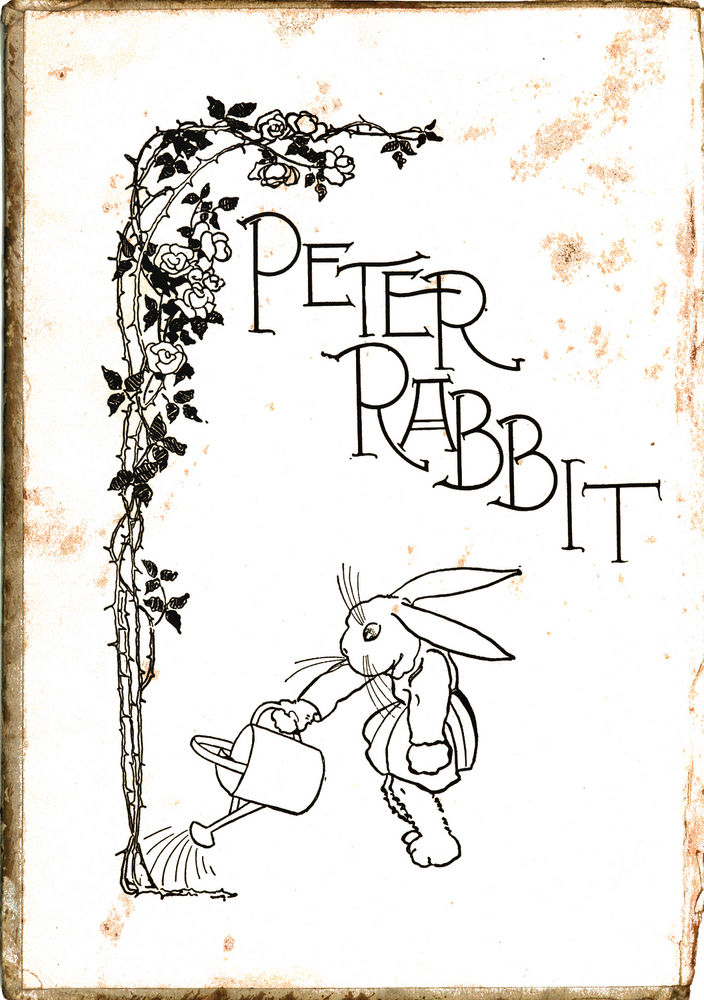Scan 0002 of Peter Rabbit and his Ma