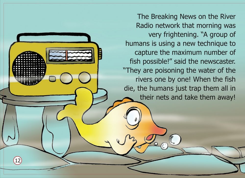 Scan 0014 of Grandpa Fish and the radio