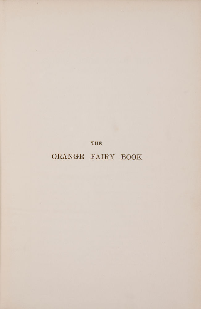 Scan 0007 of The orange fairy book