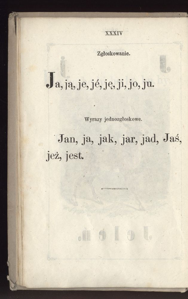 Scan 0040 of Towarzysz pilnych dzieci, czyli Początki czytania i innych wiadomości sposobem łatwym i do pojęcia młodocianego wieku zastosowanym 