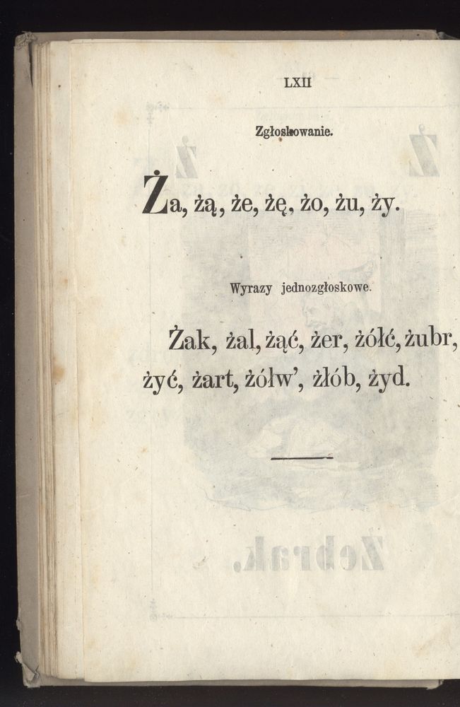 Scan 0070 of Towarzysz pilnych dzieci, czyli Początki czytania i innych wiadomości sposobem łatwym i do pojęcia młodocianego wieku zastosowanym 