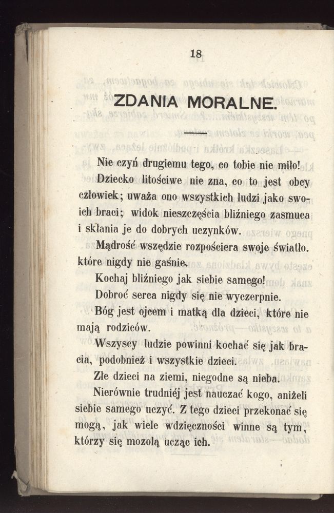 Scan 0090 of Towarzysz pilnych dzieci, czyli Początki czytania i innych wiadomości sposobem łatwym i do pojęcia młodocianego wieku zastosowanym 