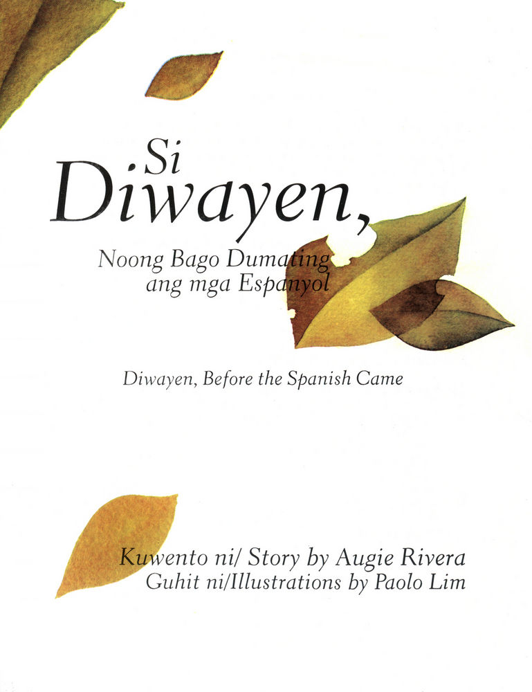 Scan 0005 of Si Diwayen, noong bago dumating ang mga Espanyol =  Diwayen, before the Spanish came