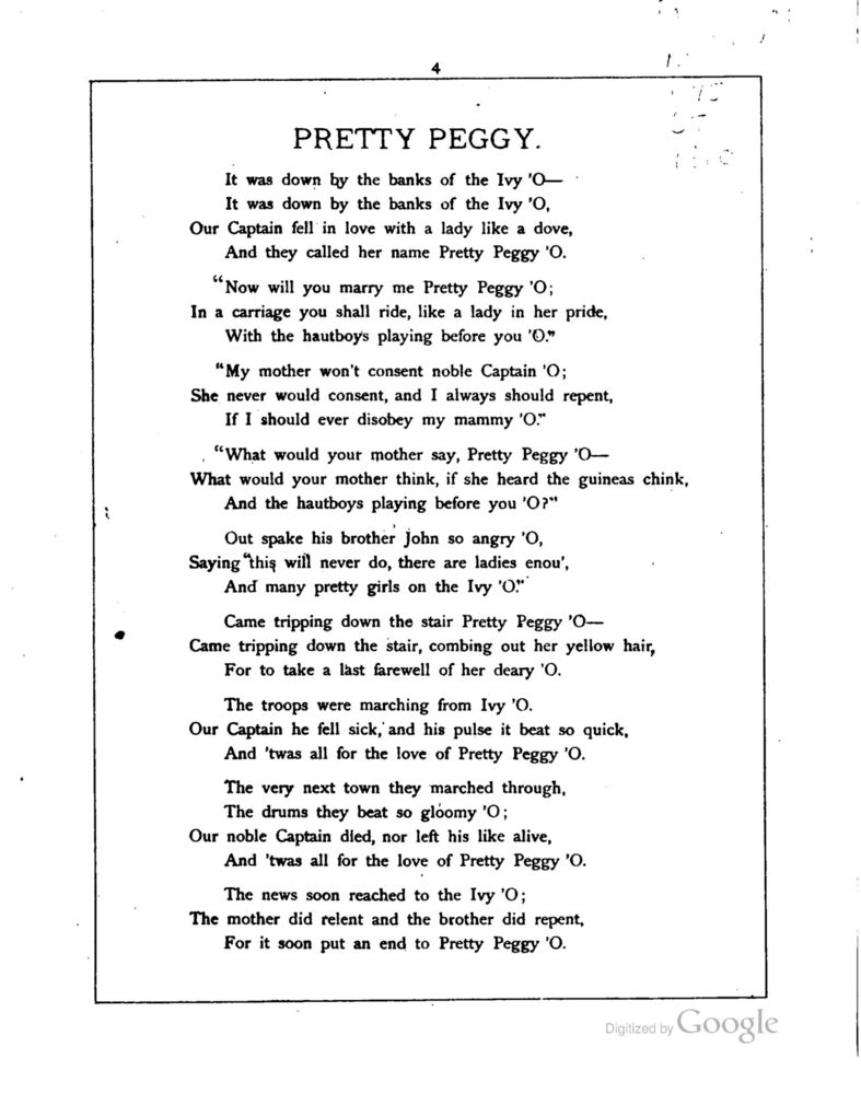Scan 0008 of Pretty Peggy and other ballads