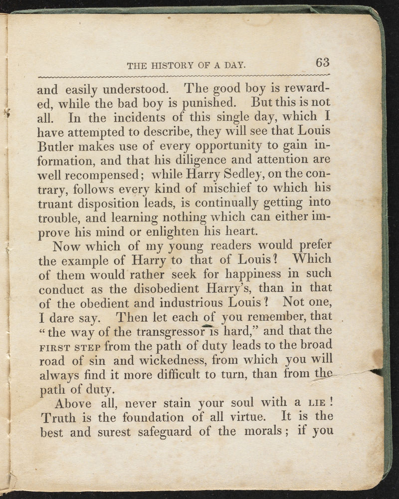 Scan 0067 of The history of a day, or, The scholar and truant contrasted