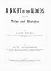 Thumbnail 0006 of A night in the woods and other tales and sketches