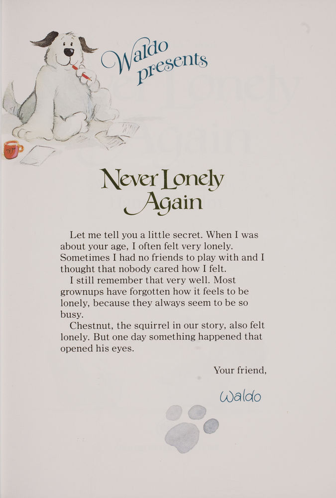 Scan 0005 of Never lonely again