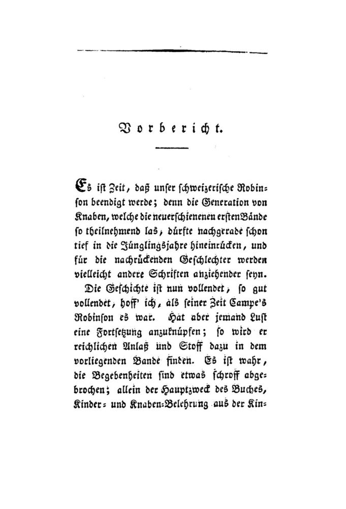 Scan 0004 of Der Schweizerische Robinson oder der schiffbrüchige Schweizer-Prediger und seine Familie (Band 4)